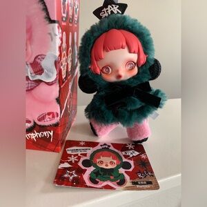 POPMART Skullpanda Winter Symphony Series Plush Pendant Partita